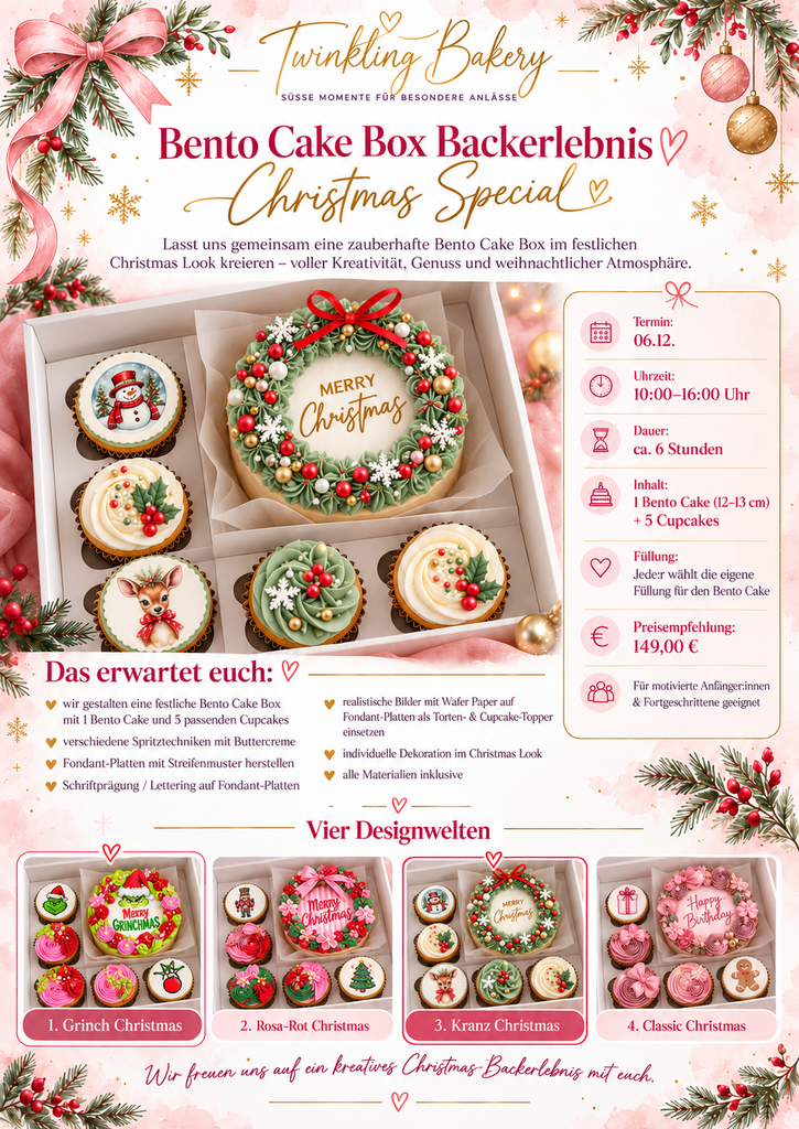 Bento Cake Box – Christmas Edition 06.12.2026
