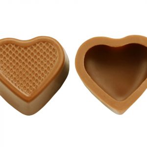 CM Basics 1 Folie Herzschalen Vollmilch