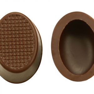CM Basics 1 Folie Oval-Schalen Zartbitter