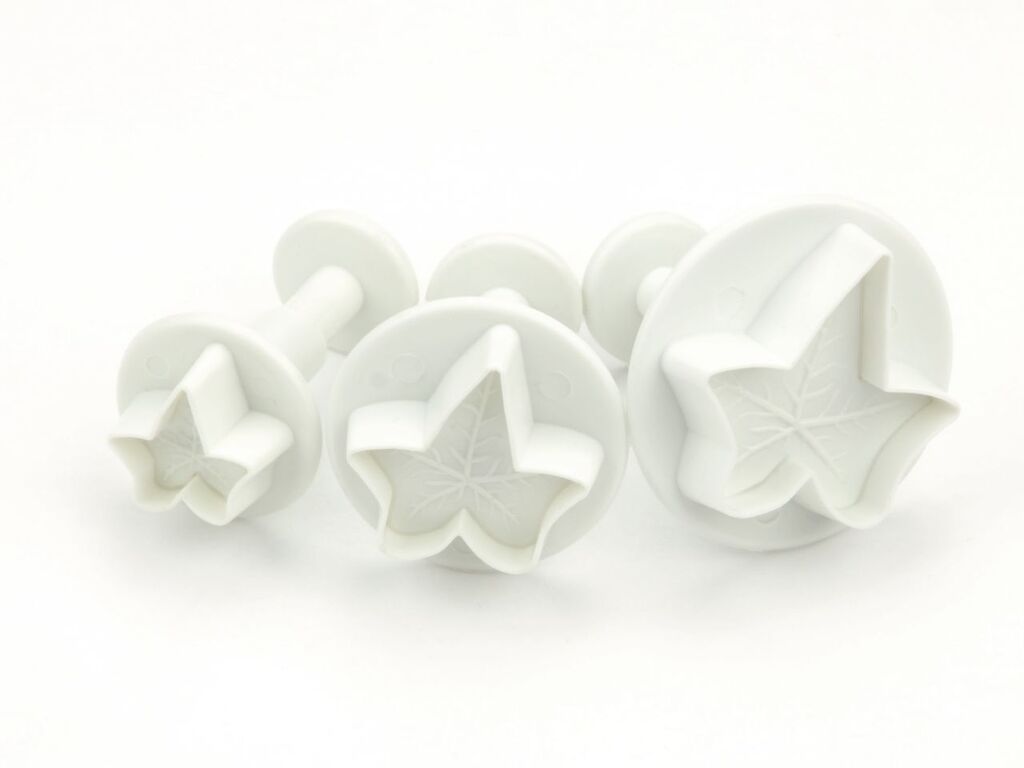 Cake-Masters Ausstecher + Stempel Efeu 3er
