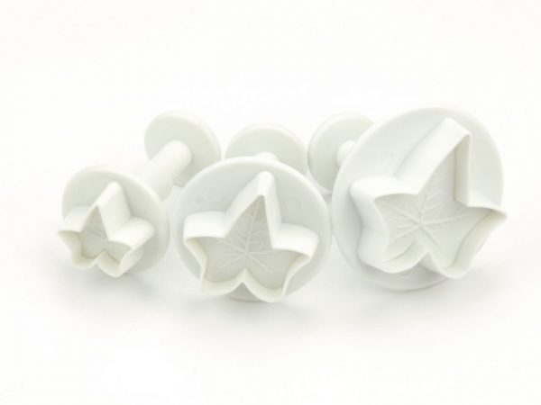 Cake-Masters Ausstecher + Stempel Efeu 3er