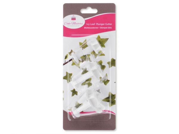 Cake-Masters Ausstecher + Stempel Efeu 3er – Bild 2