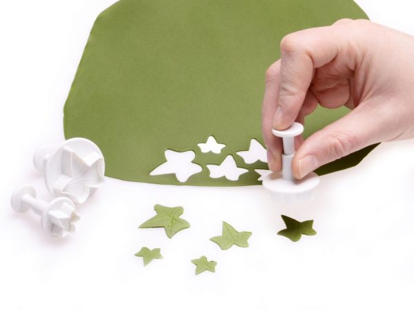 Cake-Masters Ausstecher + Stempel Efeu 3er – Bild 3