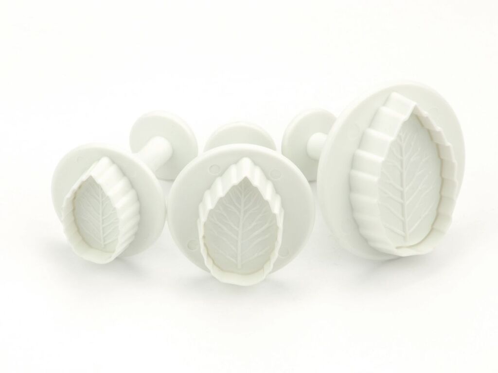 Cake-Masters Ausstecher + Stempel Rose 3er