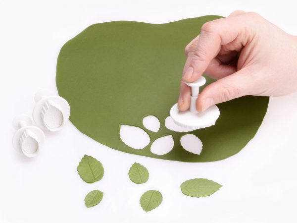Cake-Masters Ausstecher + Stempel Rose 3er – Bild 3