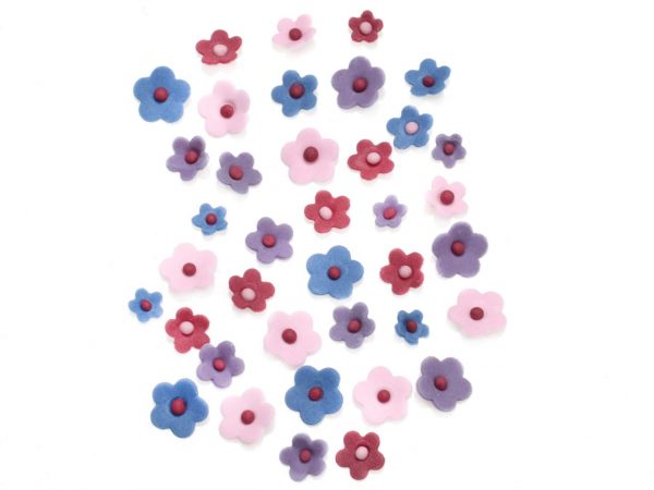 Cake-Masters Ausstecher + Stempel Blumen 3er Metall – Bild 3