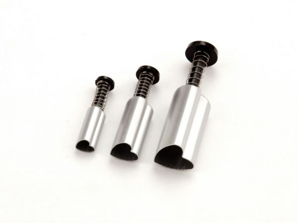Cake-Masters Ausstecher + Stempel Herz 3er Metall