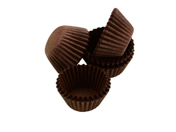 Cake Masters Pralinenkapseln 25mm braun 100 Stück