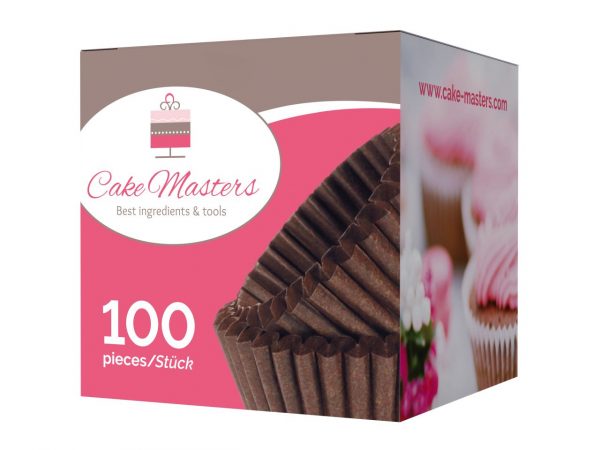 Cake Masters Pralinenkapseln 25mm braun 100 Stück – Bild 2