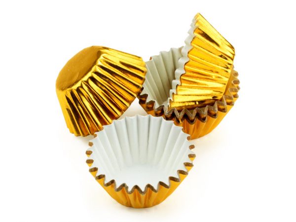 Cake Masters Pralinenkapseln 25mm gold, 1200 Stück