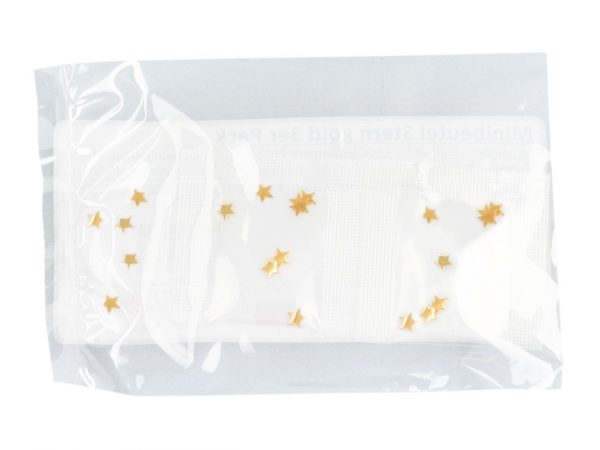 CM Basics Minibeutel Stern gold 3er Pack – Bild 2