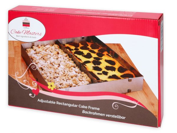 Cake Masters Backrahmen verstellbar 5cm hoch – Bild 2
