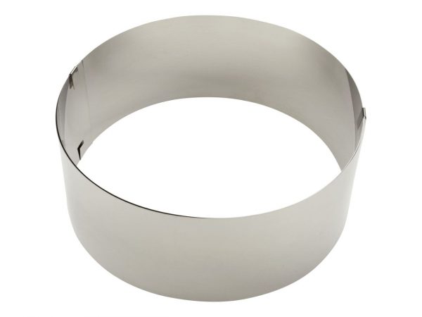Cake Masters Tortenring verstellbar 8cm hoch