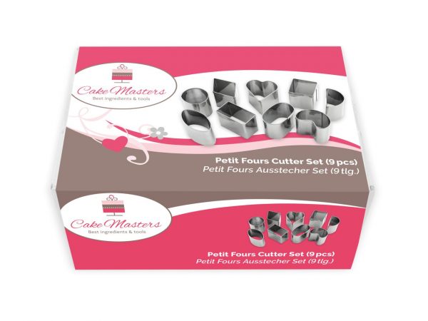 Cake Masters Petit Fours Ausstecher Set 9-teilig – Bild 2