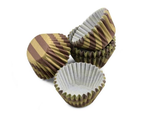 Cake Masters Pralinenkapseln 25mm mocca-gold 100 Stück