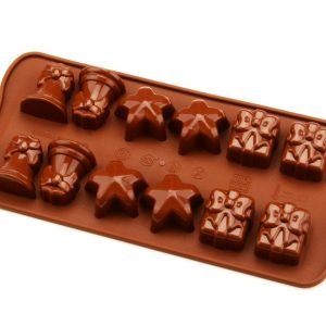 Silikomart Silikon-Pralinenform Weihnachten