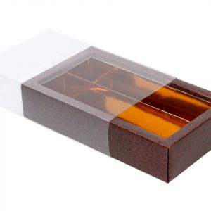 Trüffel-Verpackung marone für 8 Trüffel
