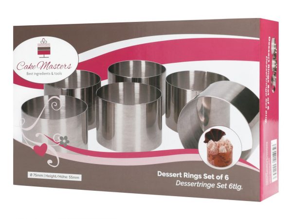 Cake Masters Dessertringe Set 6tlg. – Bild 2