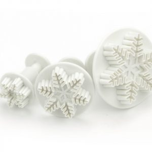 Cake Masters Ausstecher + Stempel Schneeflocke 3er