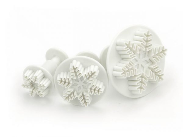 Cake Masters Ausstecher + Stempel Schneeflocke 3er