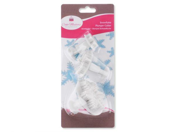 Cake Masters Ausstecher + Stempel Schneeflocke 3er – Bild 2