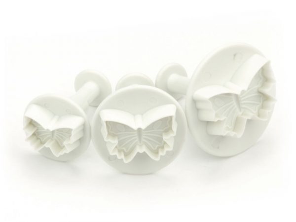 Cake Masters Ausstecher + Stempel Schmetterling 3er
