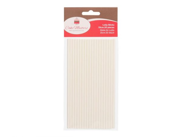 Cake Masters Stiele für Lollis 15cm, 20 Stück – Bild 2