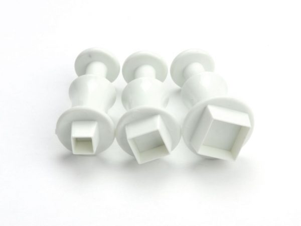 Cake Masters Ausstecher + Stempel Quadrat 3er