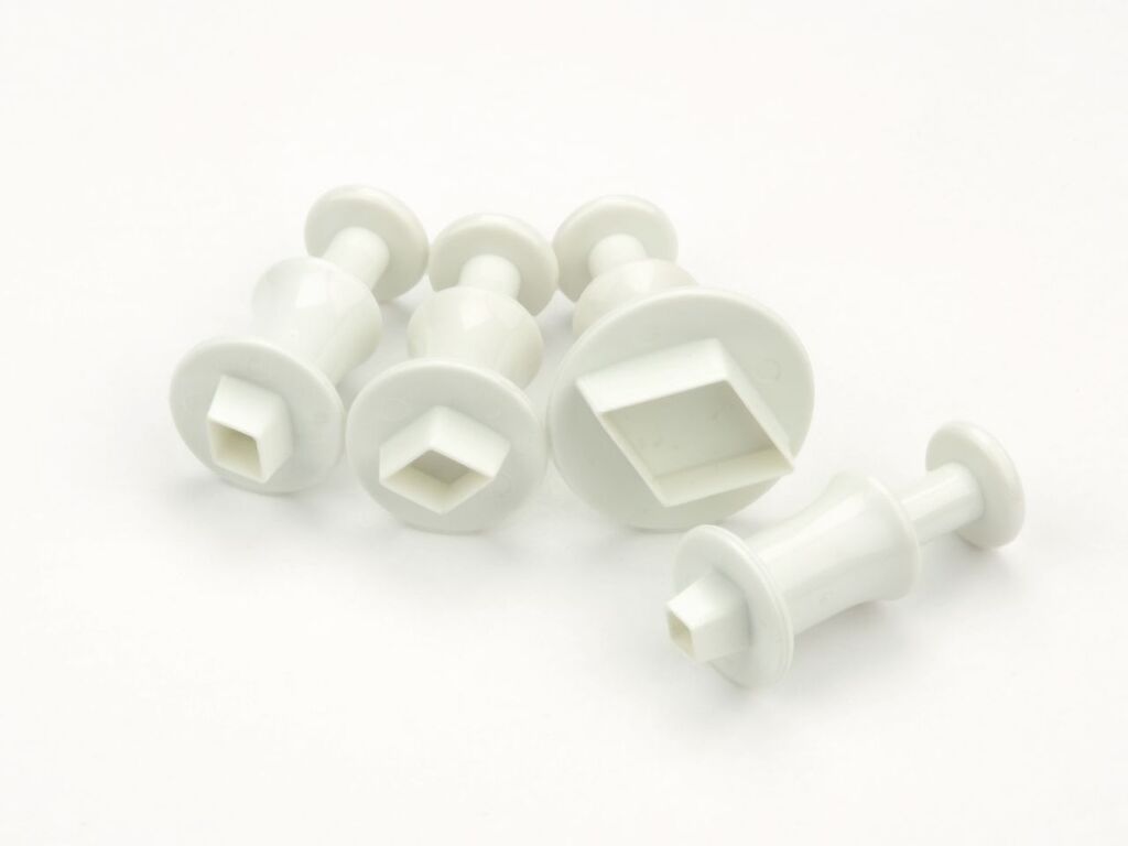 Cake Masters Ausstecher + Stempel Raute 4er