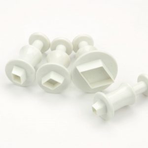 Cake Masters Ausstecher + Stempel Raute 4er