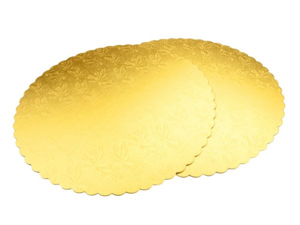 Cake Masters Cakeboard 34cm gold 2 Stück