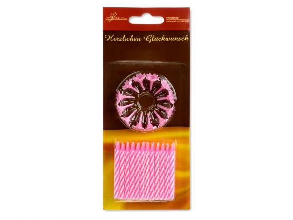 Pati-Versand Kerzen rosa 24er – Bild 2