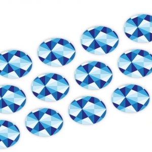 CM Basics Cupcake Buttons Kristall 12 Stück