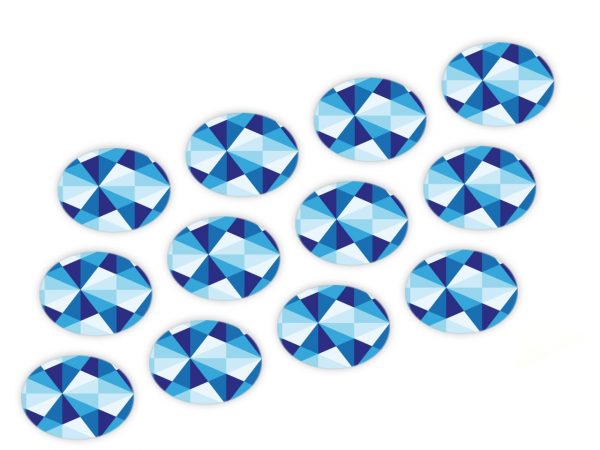 CM Basics Cupcake Buttons Kristall 12 Stück
