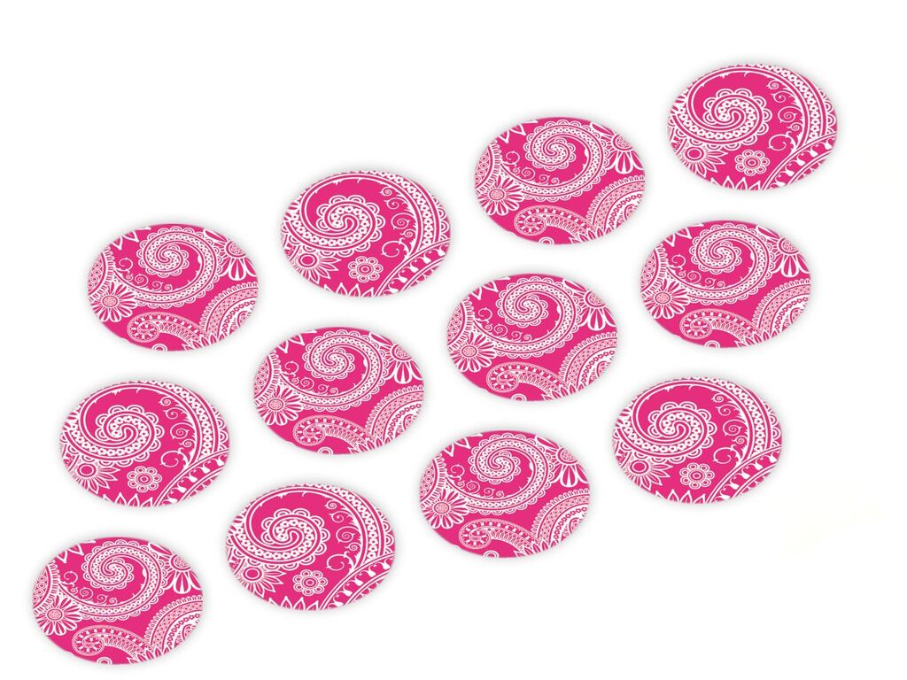 CM Basics Cupcake Buttons Indisch pink 12 Stück