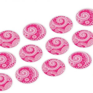 CM Basics Cupcake Buttons Indisch pink 12 Stück