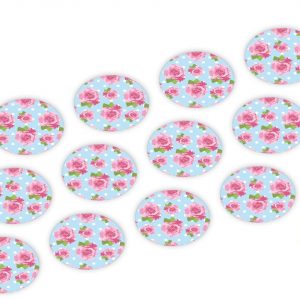 CM Basics Cupcake Buttons Rosen 12 Stück