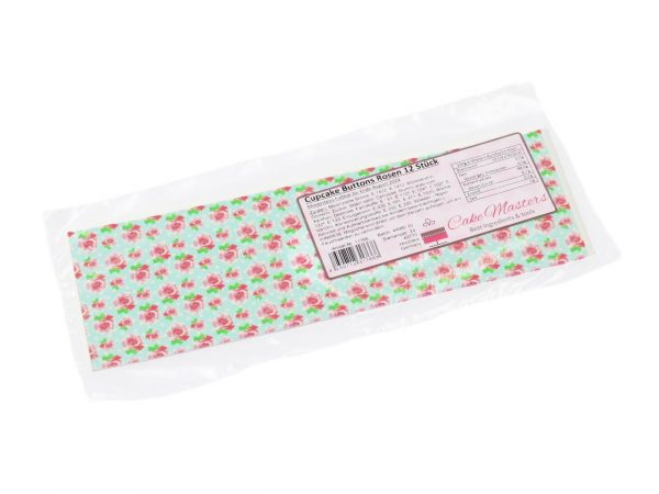 CM Basics Cupcake Buttons Rosen 12 Stück – Bild 2