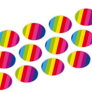 CM Basics Cupcake Buttons Regenbogen 12 Stück