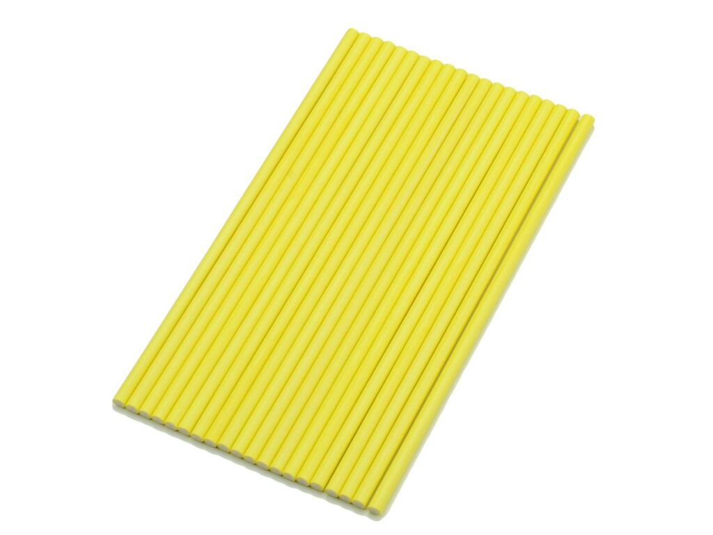 Cake Masters Stiele für Lollis 20 Stück 15cm gelb