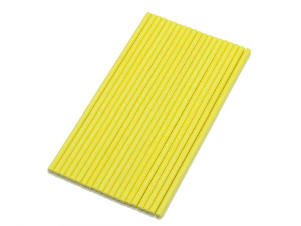 Cake Masters Stiele für Lollis 20 Stück 15cm gelb