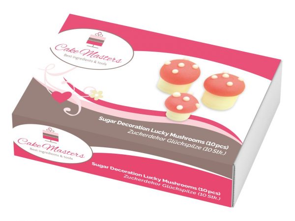 Cake Masters Glückspilze Zucker 10 Stück – Bild 2