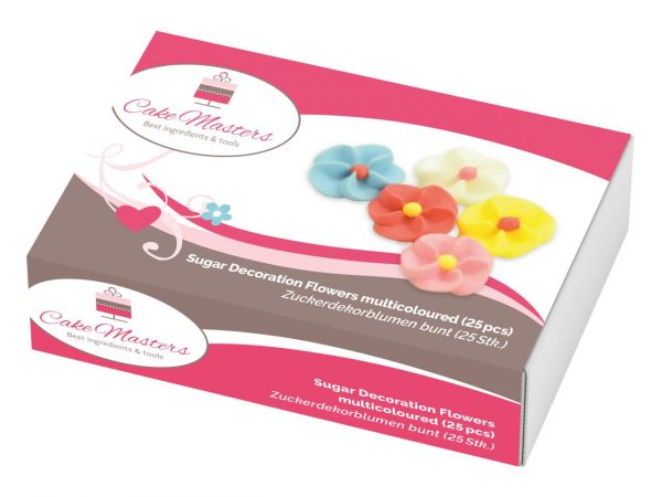 Cake Masters Randgarnierblumen Zucker 25 Stück – Bild 2