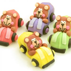 Cake Masters Bären im Auto Zucker 4 Stück