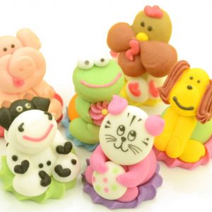 Cake Masters Farm-Tiere sitzend Zucker 6 Stück