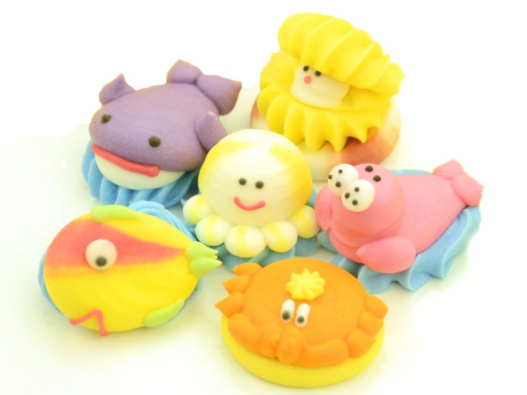 Cake Masters Tiere aus dem Meer Zucker 6 Stück