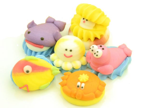 Cake Masters Tiere aus dem Meer Zucker 6 Stück