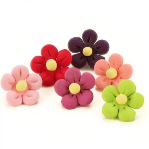 Cake Masters Blumen 21mm bunt Zucker 10 Stück
