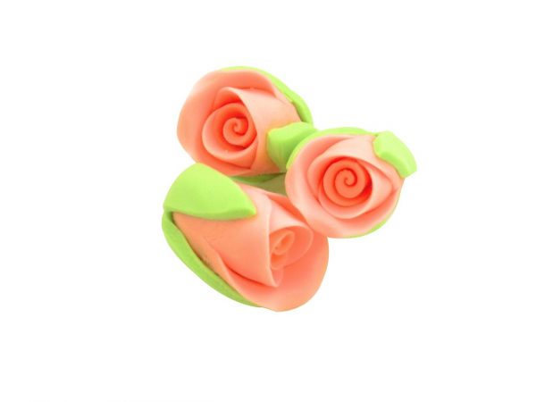 Cake Masters Rosenknospen lachs Zucker 3 Stück