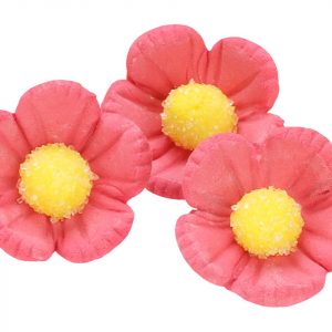 Cake Masters Blumen 30mm rosa Zucker 16 Stück